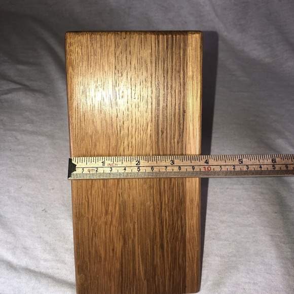 CUTCO 8 Slot Knife Block Honey Oak Wood 4 Steak Knife Slots - Picture 9 of 10